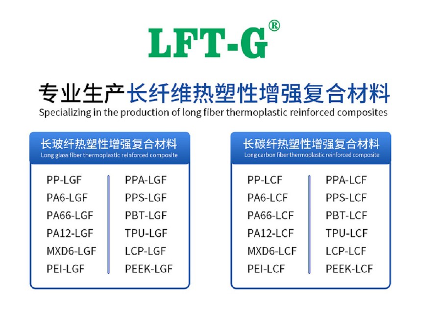LFT-G Long fiber composite-PP GF30-PA6 GF40 LFT-G Long fiber composite-PP GF30-PA6 GF40